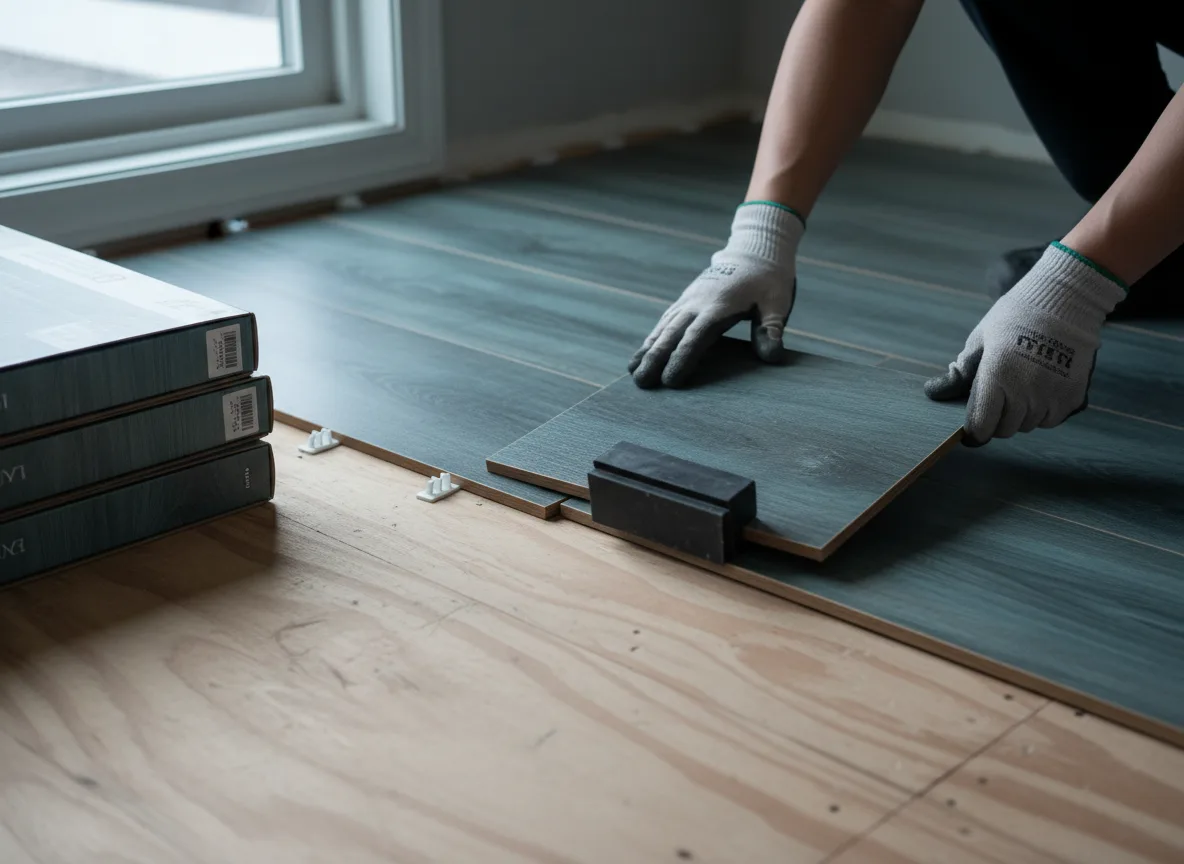 Luxury Vinyl Plank Installation company in Rhodes, IA